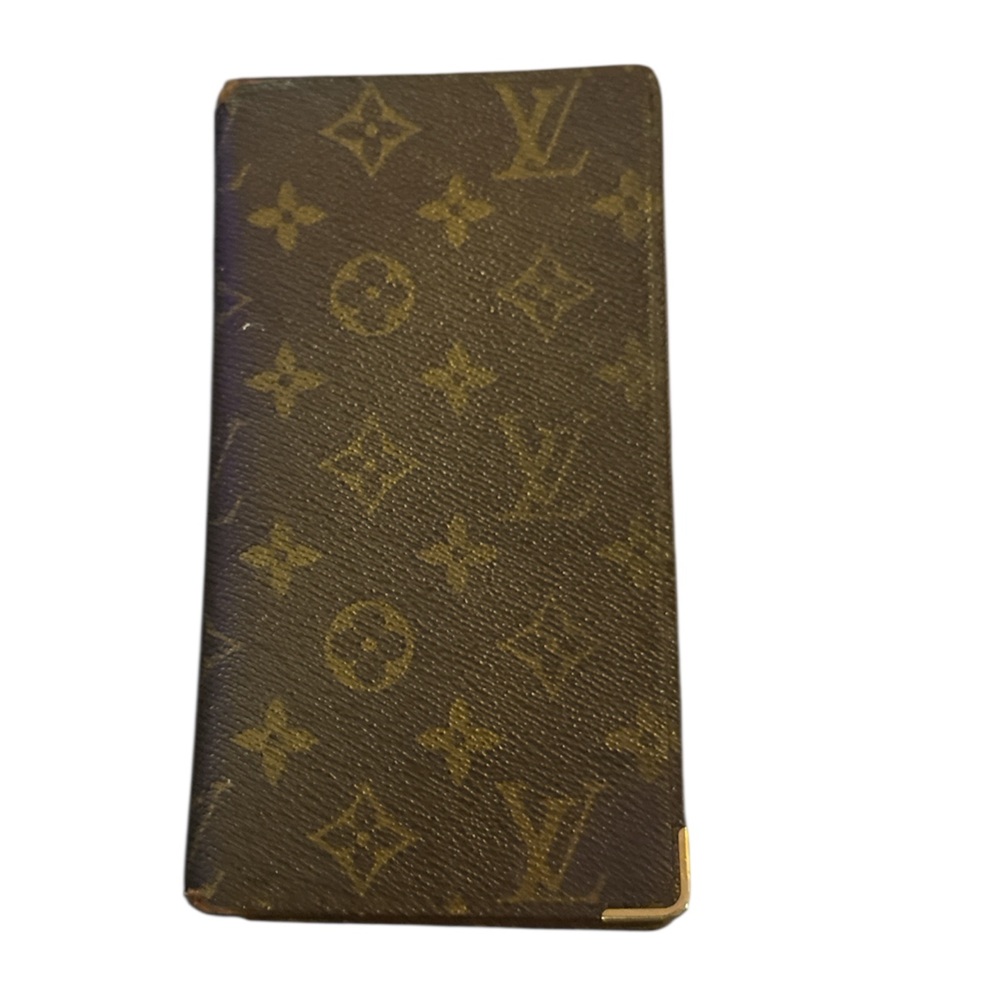 Louis Vuitton Brown and Gold Monogram Wallet